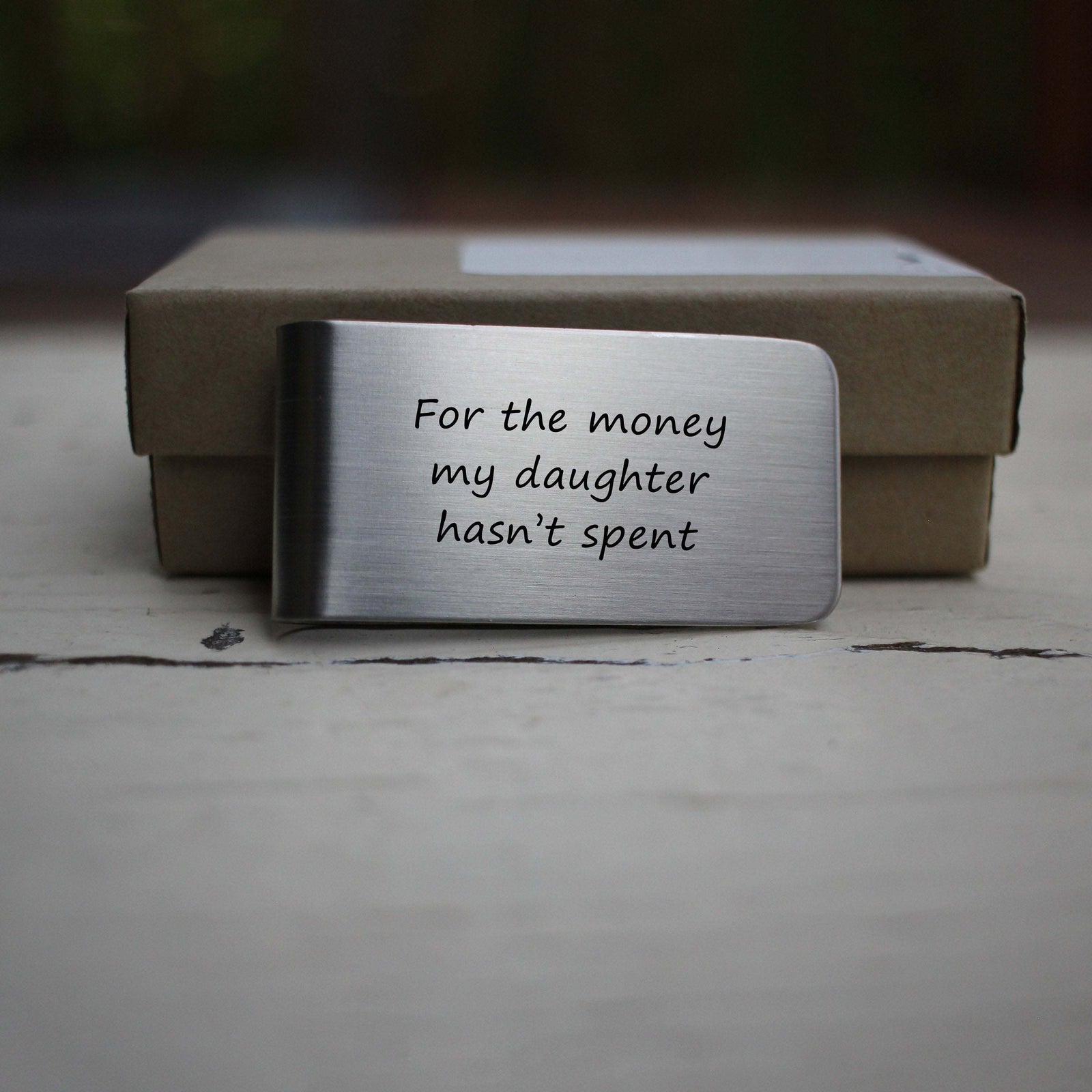 Money Clip, Stainless, Funny Saying, Wedding Cost, LGC10452