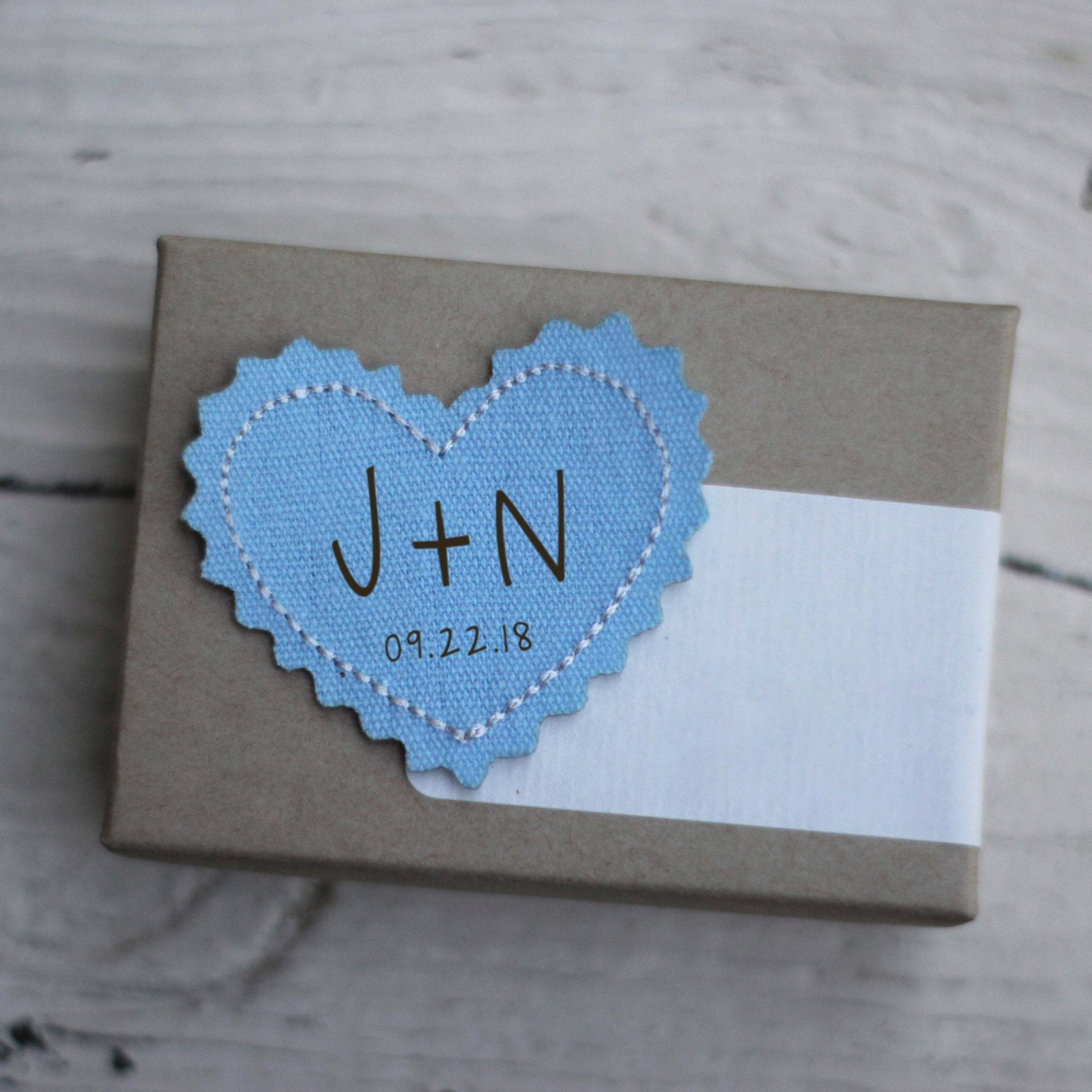 Dress Patch, Tie Patch, Embroidered Cotton, Something Blue, LGC10346