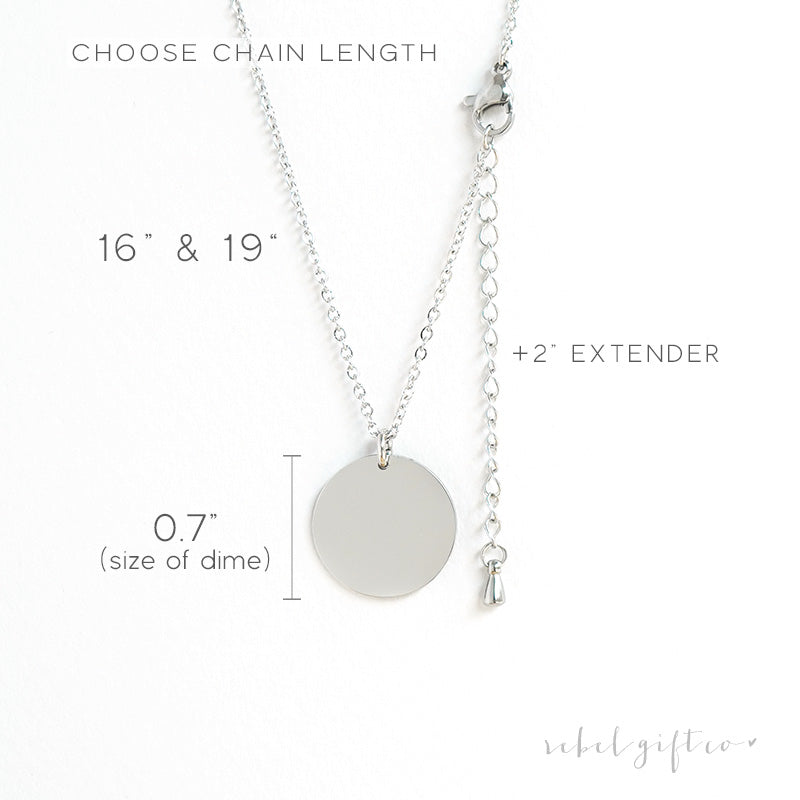 Pendant Necklace, Birth Month Floral Series, LXJC100241