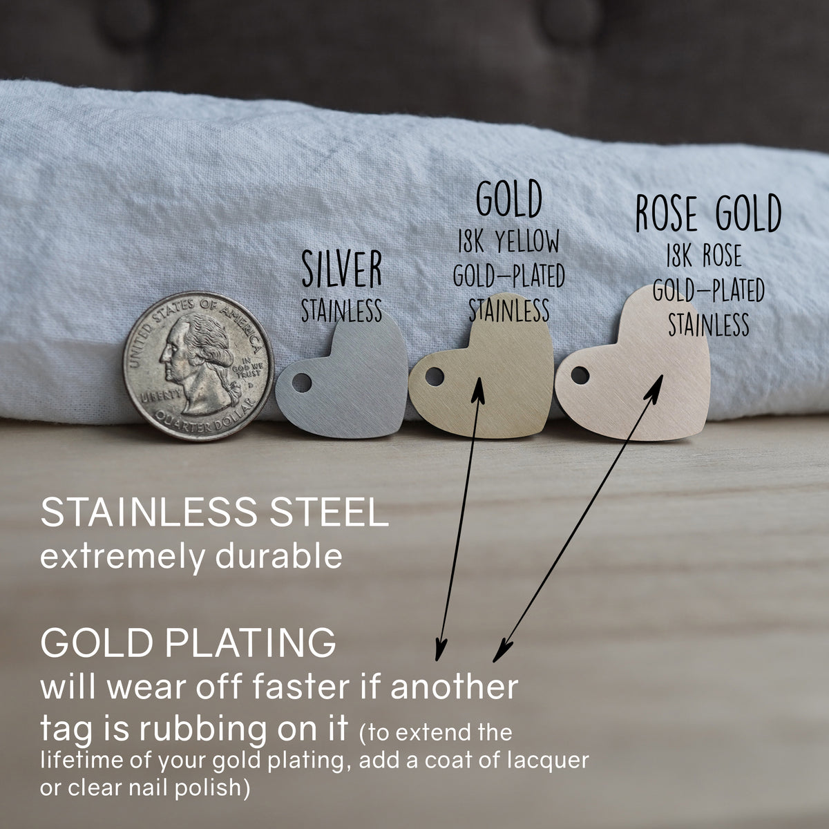 Custom Heart Dog Tag, LPTC10256