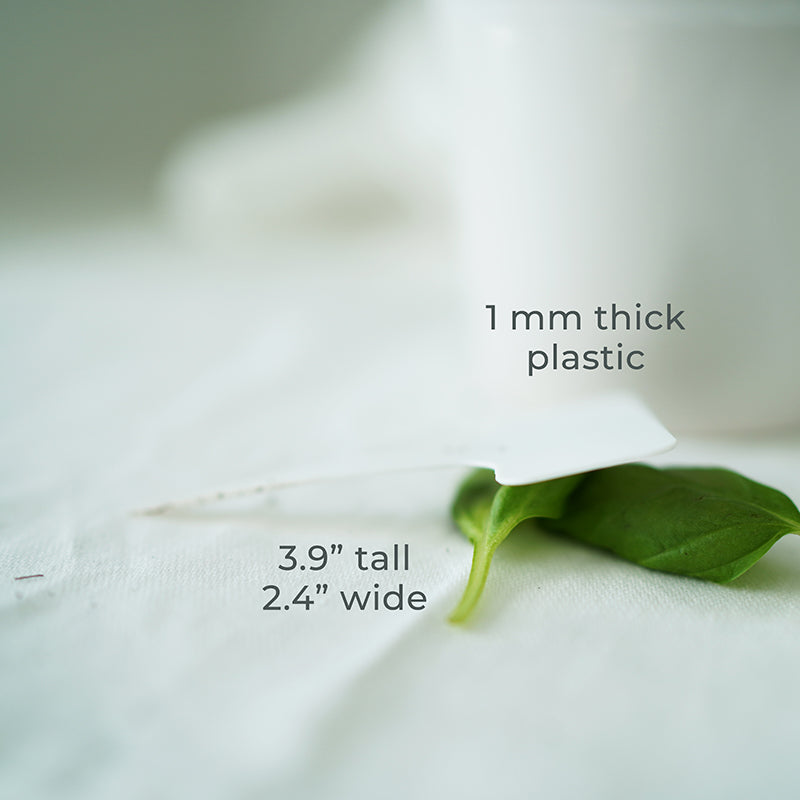 Custom Plastic Herb Labels, Garden Markers, FAM10051