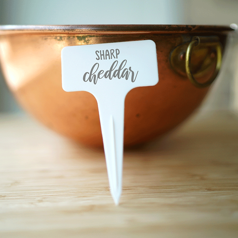 Custom Plastic Herb Labels, Garden Markers, FAM10051