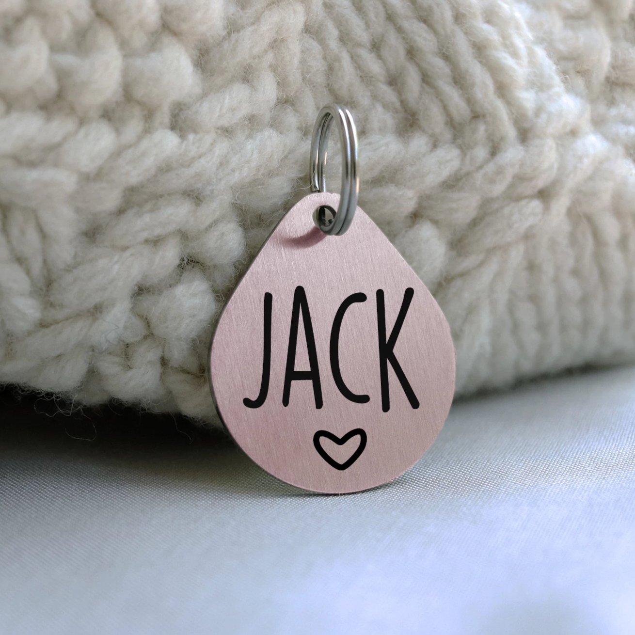Teardrop Laser Engraved Dog Tag for Dog, MWPT10016