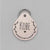 Teardrop Laser Engraved Dog Tag for Dog, Wreath and Laurel Series, LPT045