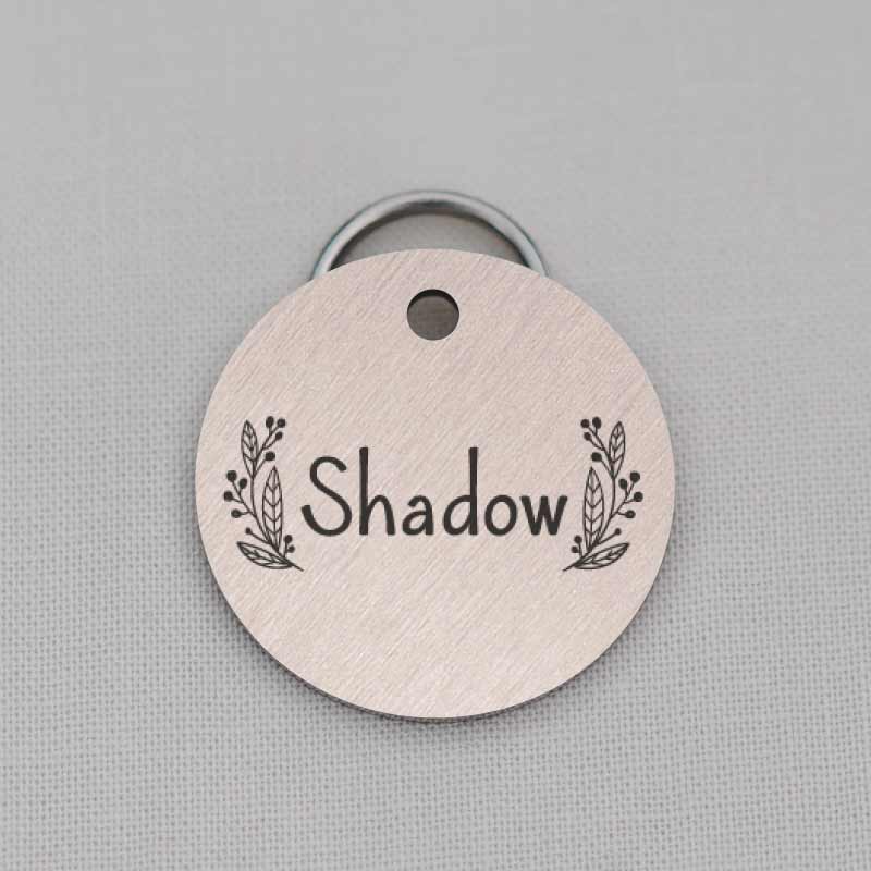 Pet ID Tag, Dog Tag, Whimsical Laurel Series, LPTC10128