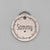 Round Dog Tag, Cute Collar Tag, Floral Wreath Series, LPTC10246