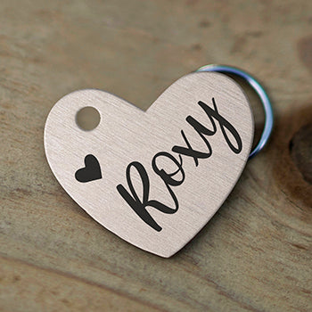 Custom Heart Dog Tag, LPTC10256