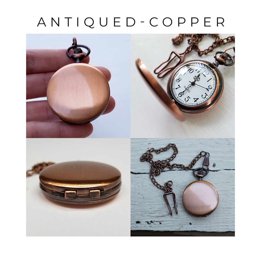 Custom Pocket Watch, Gift for Husband, One Year Anniversary Gift, LGC10567