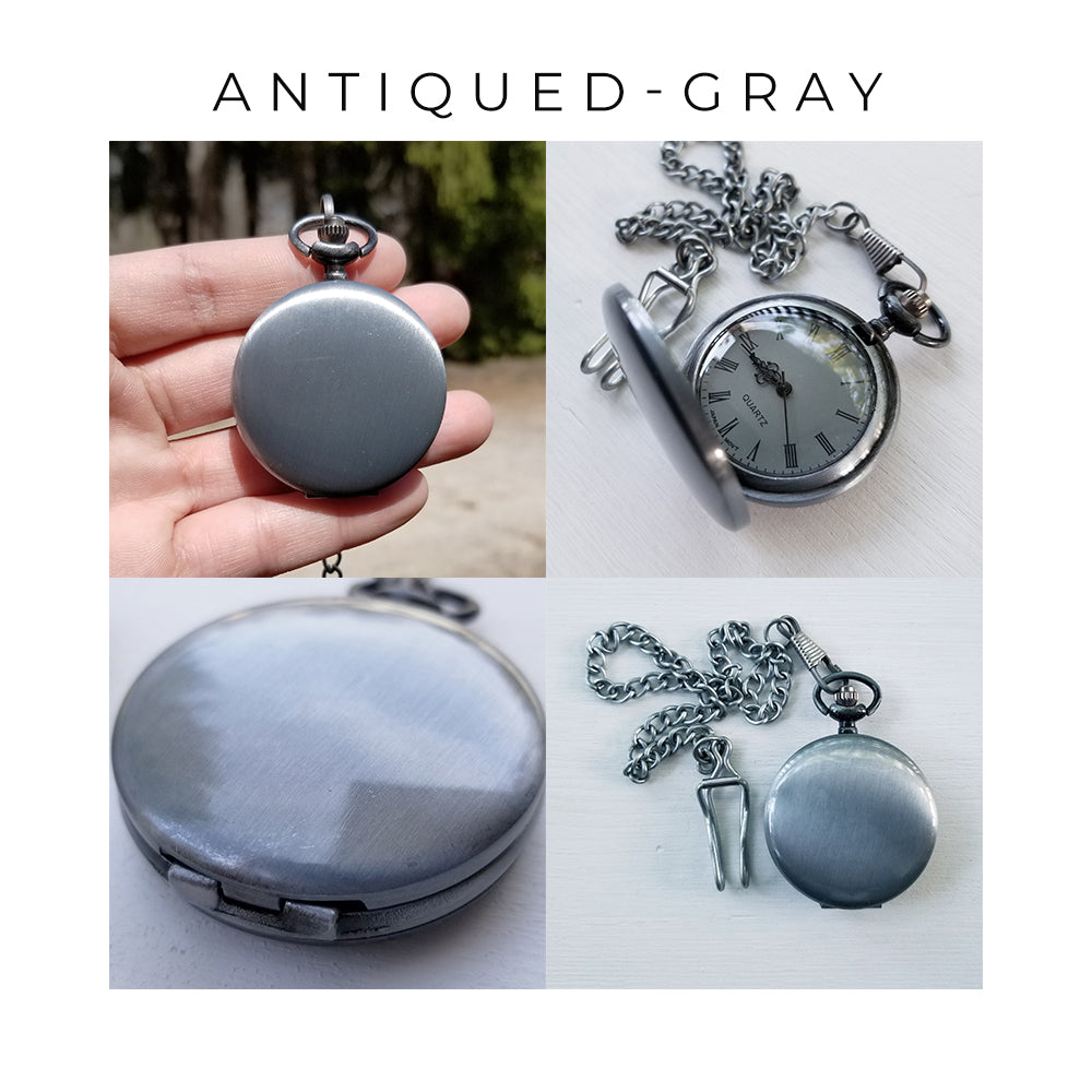 Custom Pocket Watch, Gift for Husband, One Year Anniversary Gift, LGC10567