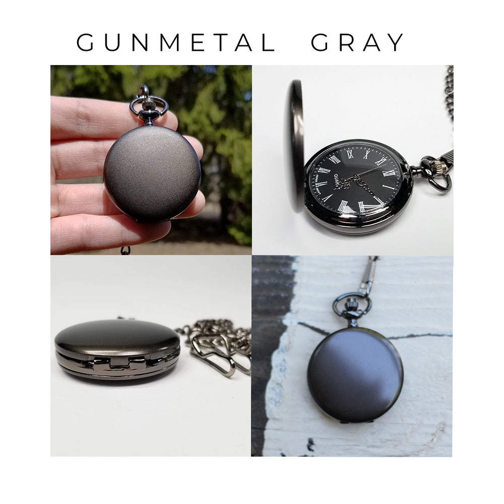 Custom Pocket Watch, Gift for Husband, One Year Anniversary Gift, LGC10567