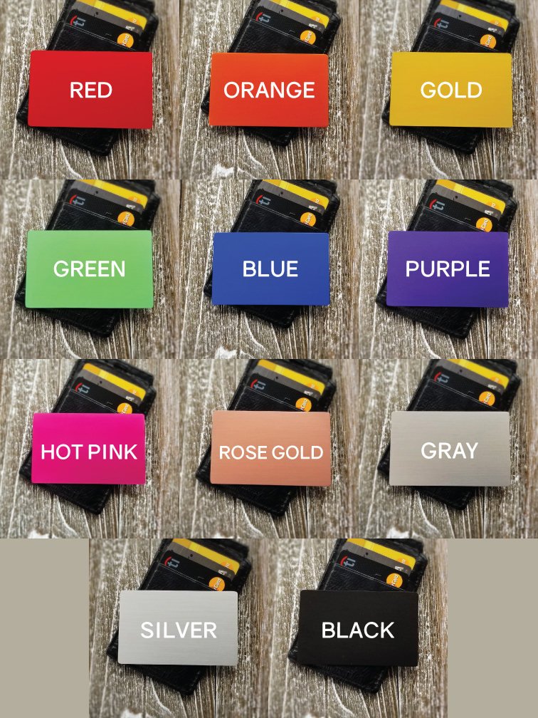 Special Gift for Groom from Bride Wedding Date Anniversary Calendar Personalized Wallet Card Metal Wallet Insert Gift for Men Red Gift