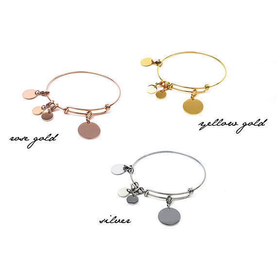 Laser Engraved Additional Small Charm, Extra Charms, Personalized for Bracelet, Bear Cubs, Custom Jewelry, Yellow Gold, LXJC100187