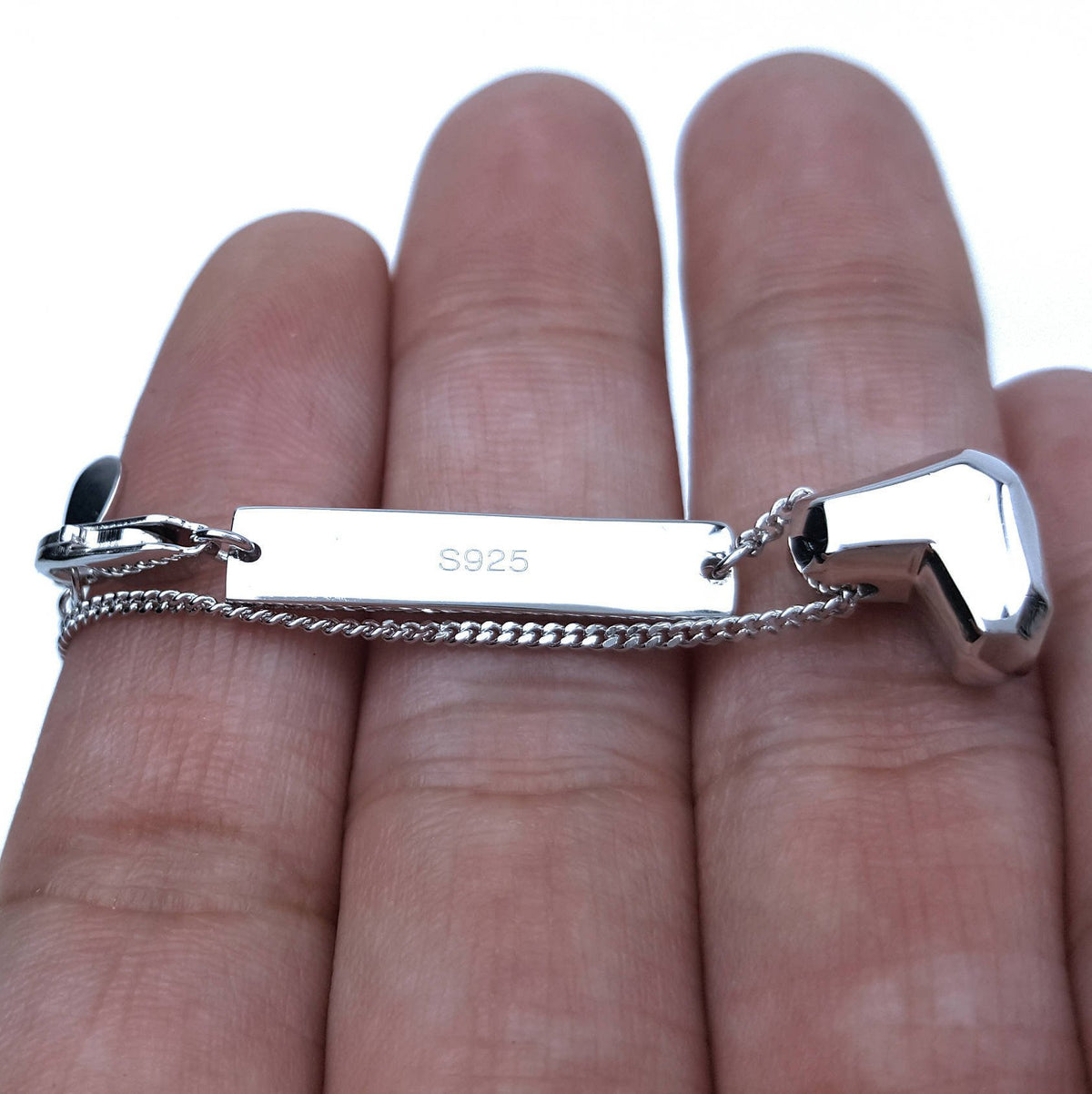 Personalized Bar Necklace, Diamond-faceted Heart, Gift for Mom, Mama Bear, Gold, Silver, Custom Cubs, Mother Gifts for Her, SEGC10004