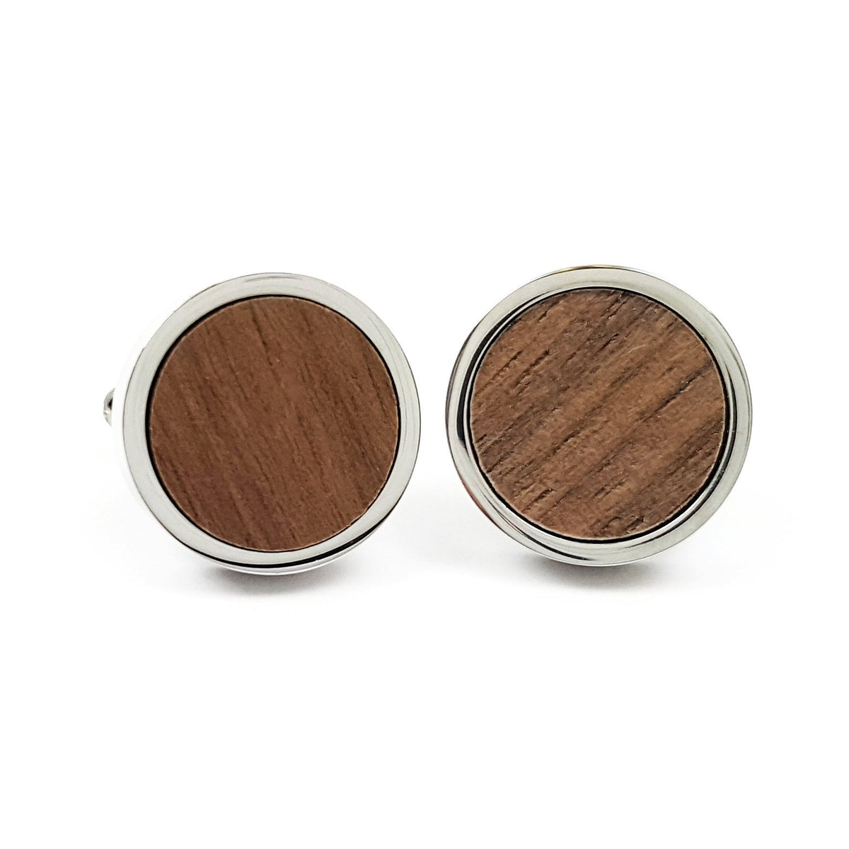 Laser Engraved Personalized Cufflinks, Wood, Wedding Date, Custom Cuff links, Gifts for Men, Gift for Father of the Bride, TBC10047