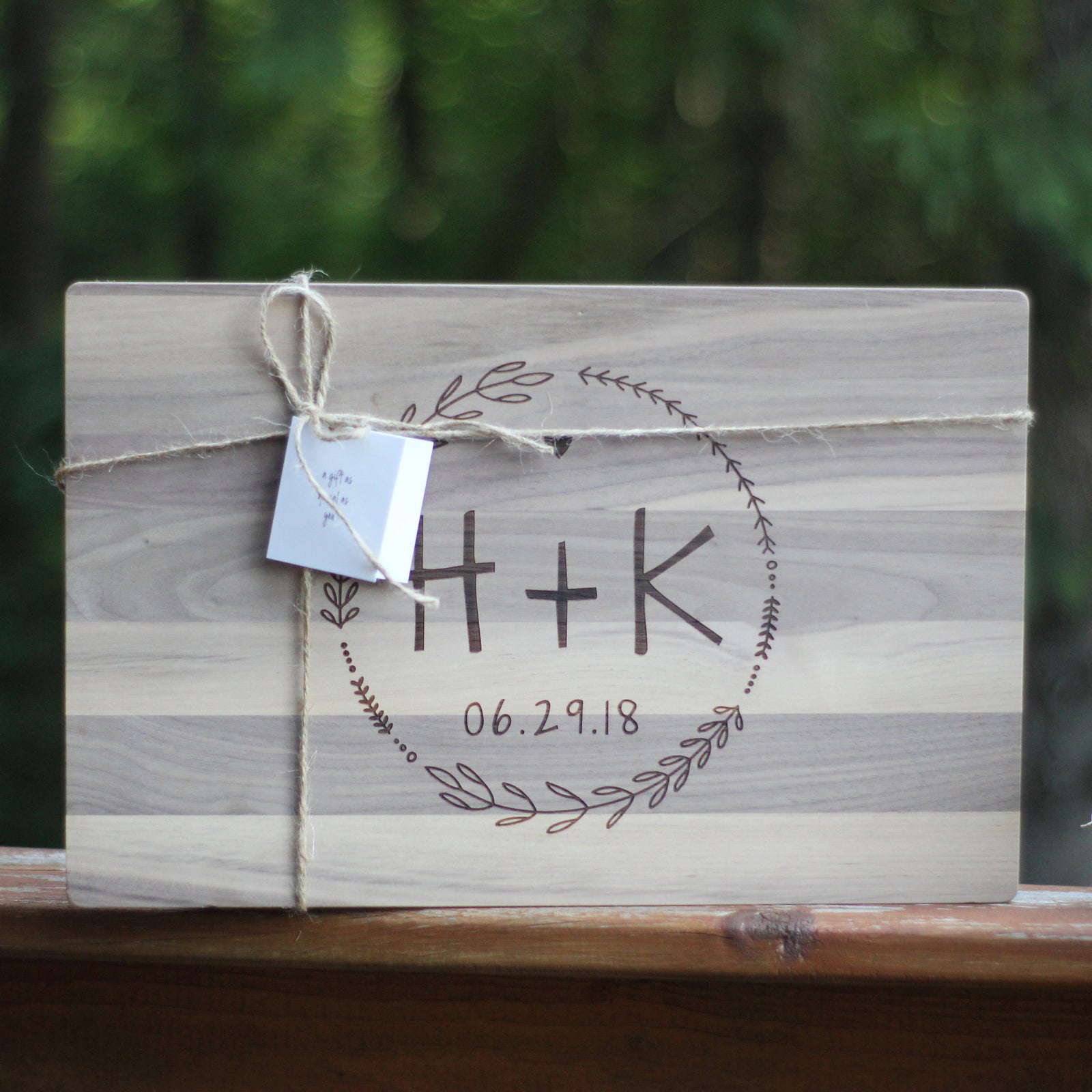 Laser Engraved Personalized Cutting Board, Wedding Gift for Foodie,  Charcuterie Server, Men and Women Cooks, LGC10465