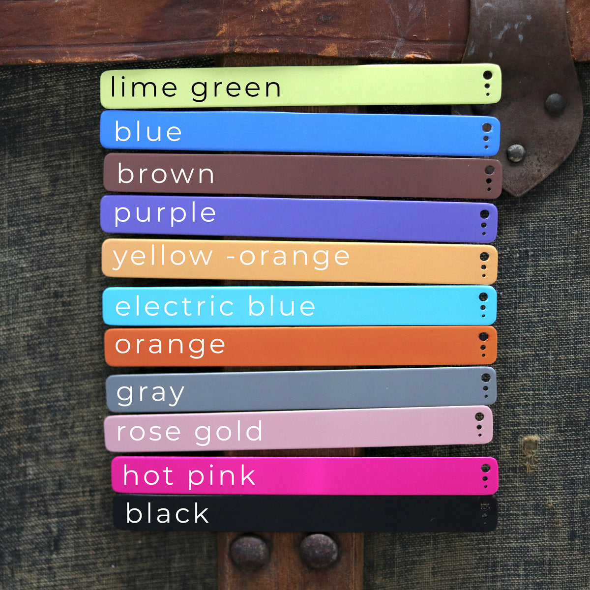 Laser Engraved Hot Pink Collar Stays, Custom Gift, Personalized for Groom, Anniversary Gift for Husband or Boyfriend,  LGC10507