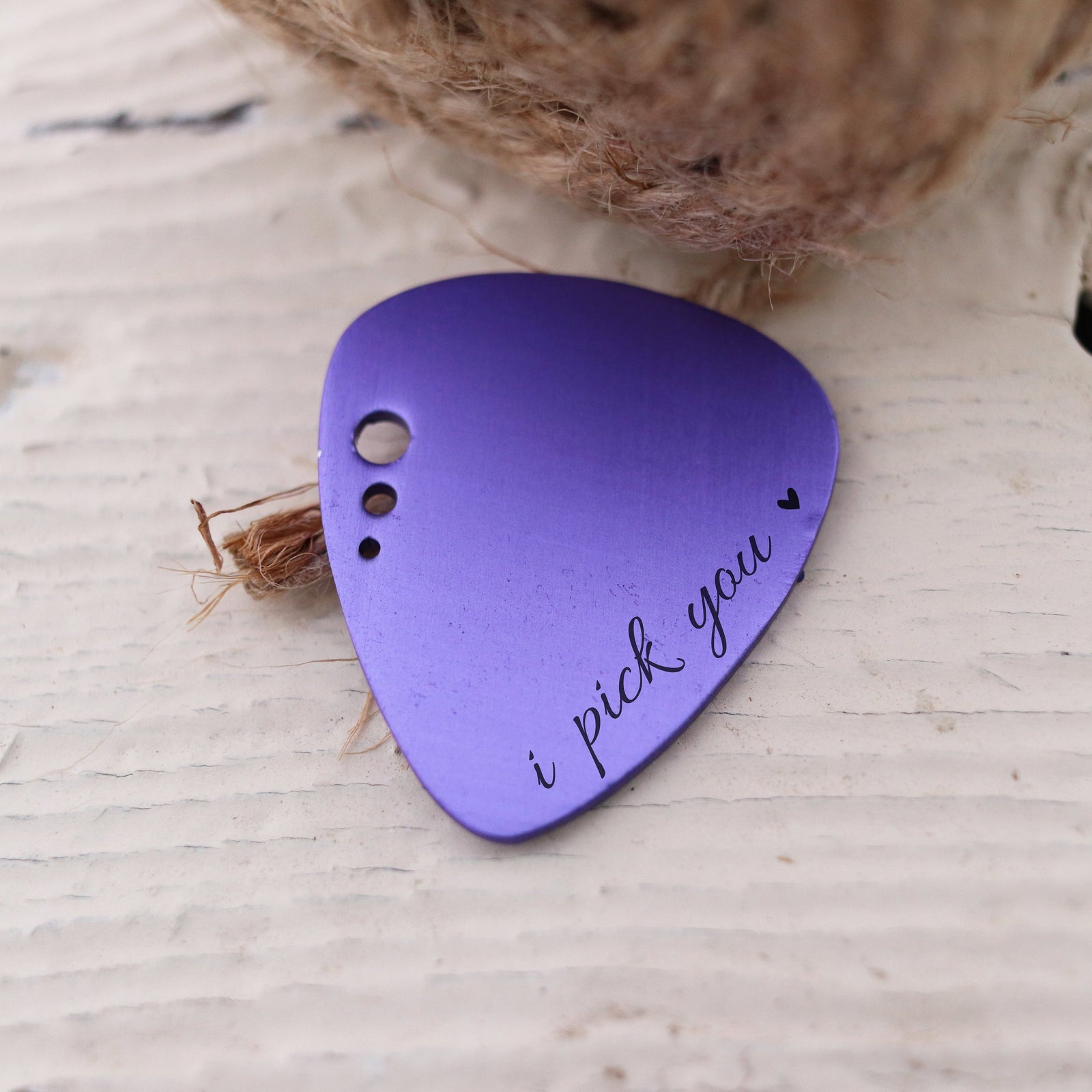 Laser Engraved Personalized Guitar Pick, "I pick you", Gift for Groom from Bride, For Husband, LGC10481