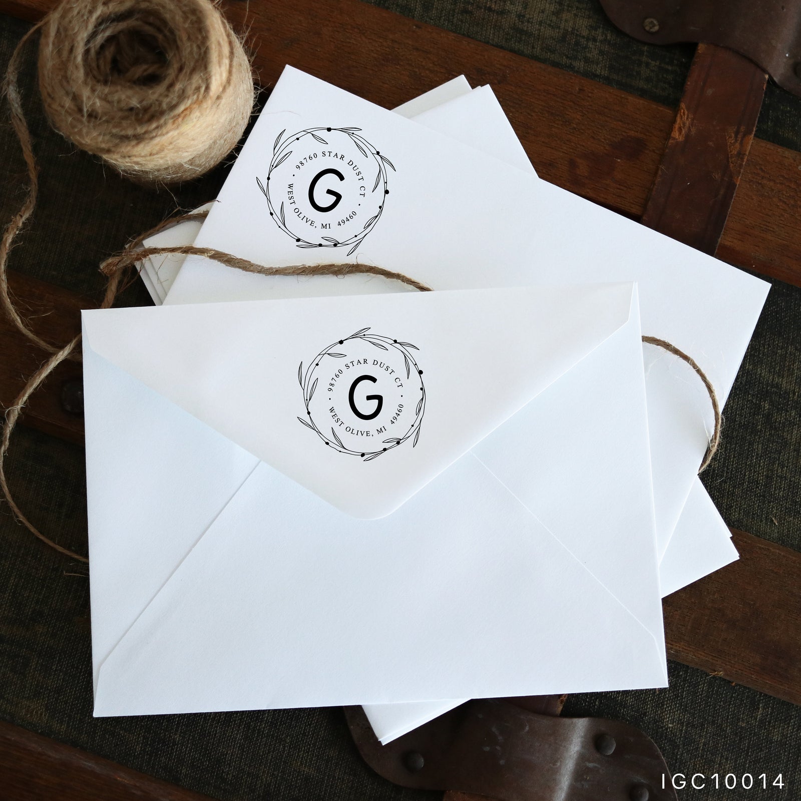 Return Address Stamp, Personalized Gift, Wedding Invitation, Pre Inked, Self Inking, RSVP Label, Couple Gifts, IGC10014