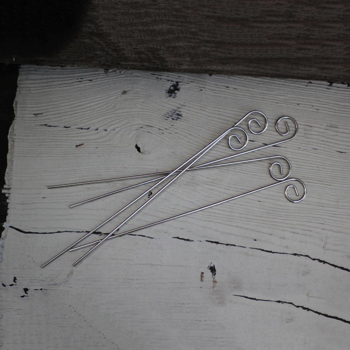 Laser Engraved Swirl Garden Stakes, Garden Gifts, Spiral Steel Post, Herb Stake, Metal, Gardening, Gardener Gift, Garden Markers, FAM10030