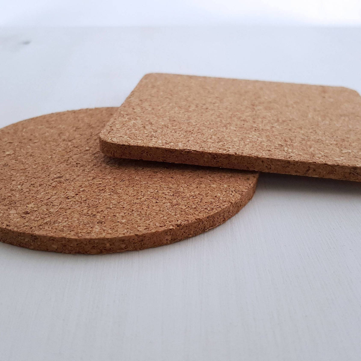 Laser Engraved Custom Cork Coaster, Initial with Cute Heart, Laser-, Personalized Wedding Gift, Housewarming Present, LGC10267