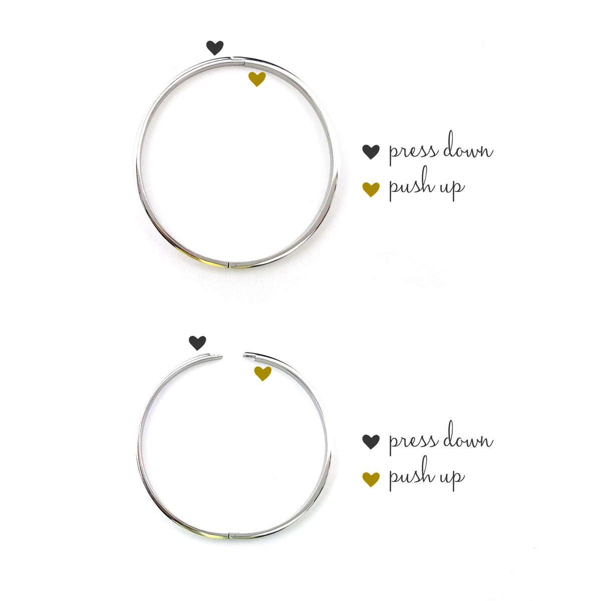 Laser Engraved Personalized Sisters Bangle Bracelet, Custom Name Bracelet, Gift for Her, For Teens, For Mom, For Best Friend, LXJC100137