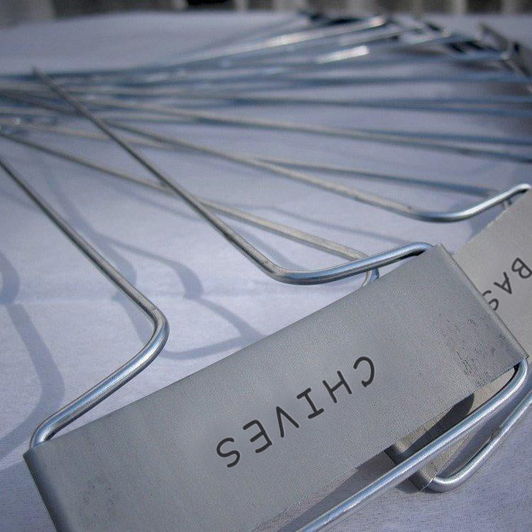 Garden Markers, Zinc, Gardener Gift, Rose Markers, Set of 10, FAM10009